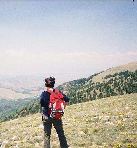 Diana Dickey standing in a field