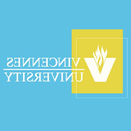 Turquoise Vincennes University Logo